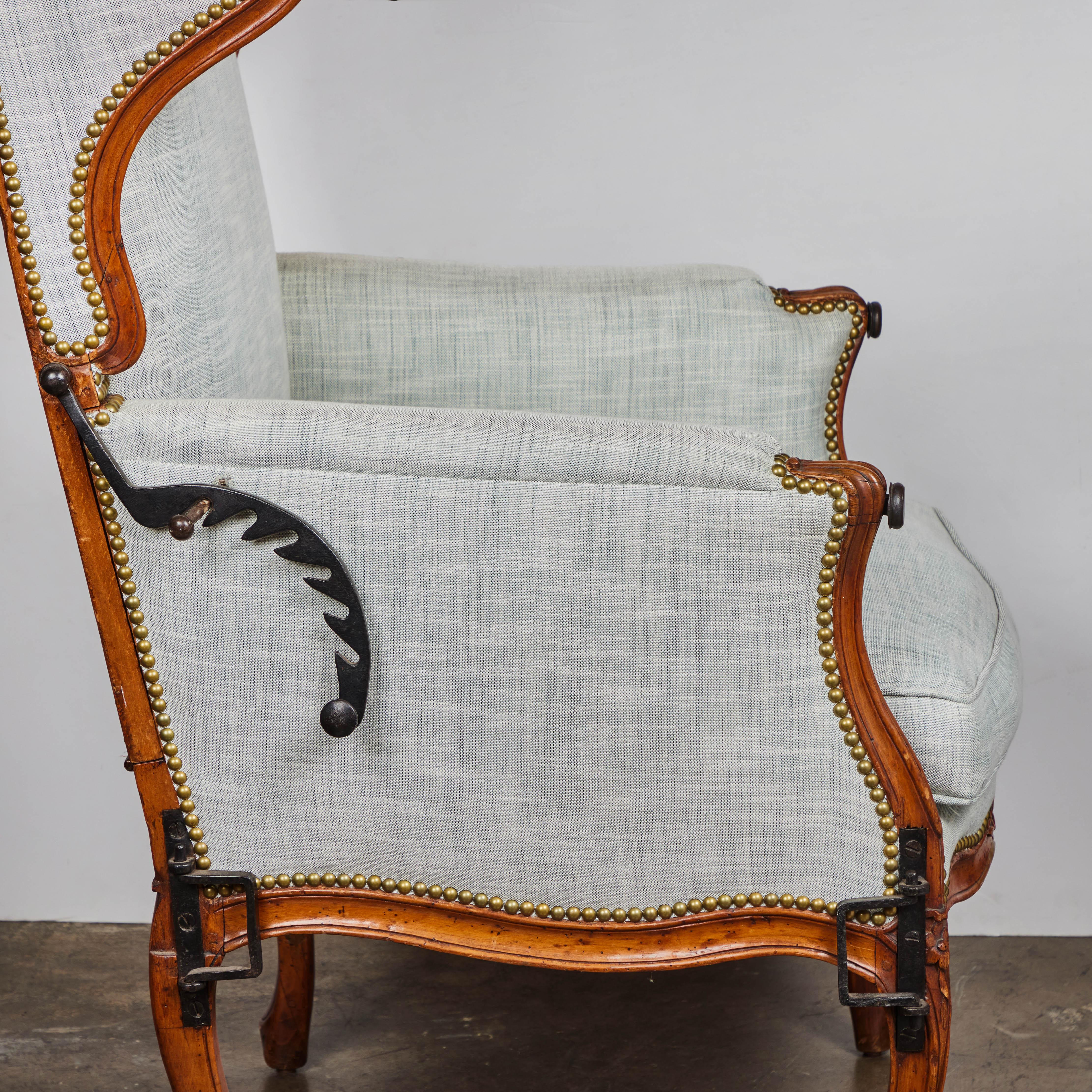 Beechwood Ratchet Wing Chair For Sale 2