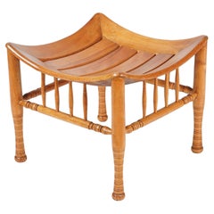 Beechwood Thebes stool by Liberty & Co, 1884-1919