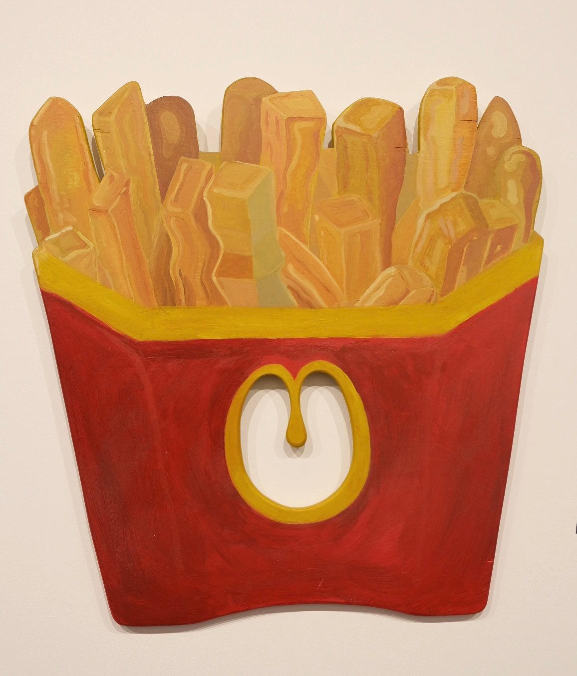 Beefgrindr, Fries, 2023

Acrylic on wood

58 x 60 cm 22.8 x 23.6 in

Tomas Demisevicius or /Beefgrindr] is a L, gay, visual artist and creative who's working on pushing boundaries with imagination and cultivating acceptance through his art.

Tomas