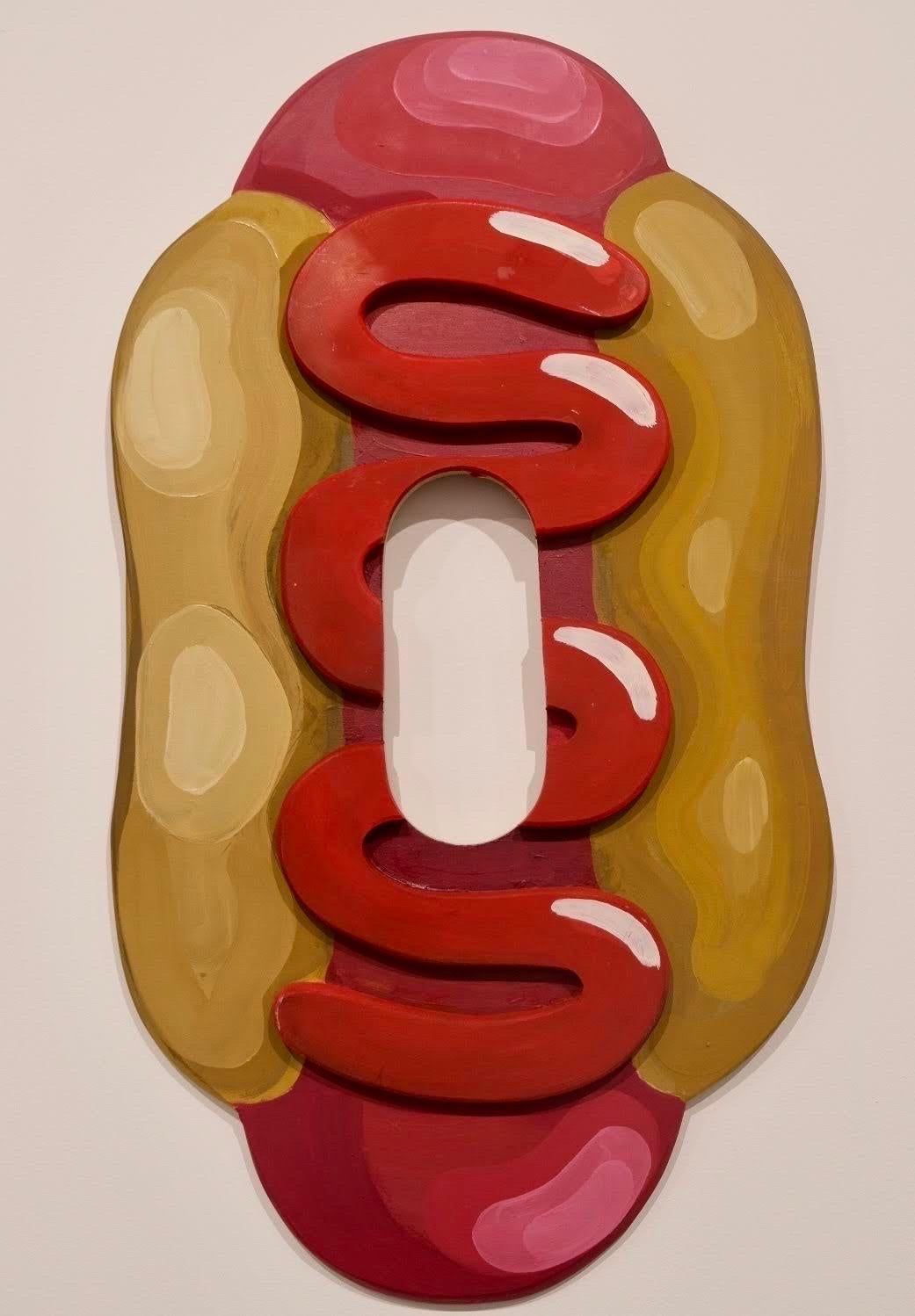 Beegrindr, Hotdog, 2023 - Mixed Media Art by Beefgrindr