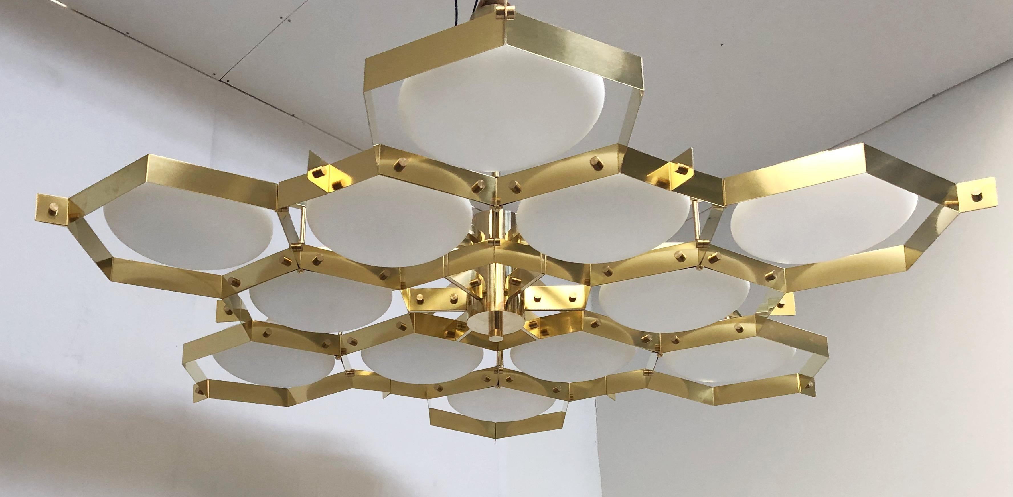 Italiano Lampadario Beehive di Fabio Ltd in vendita