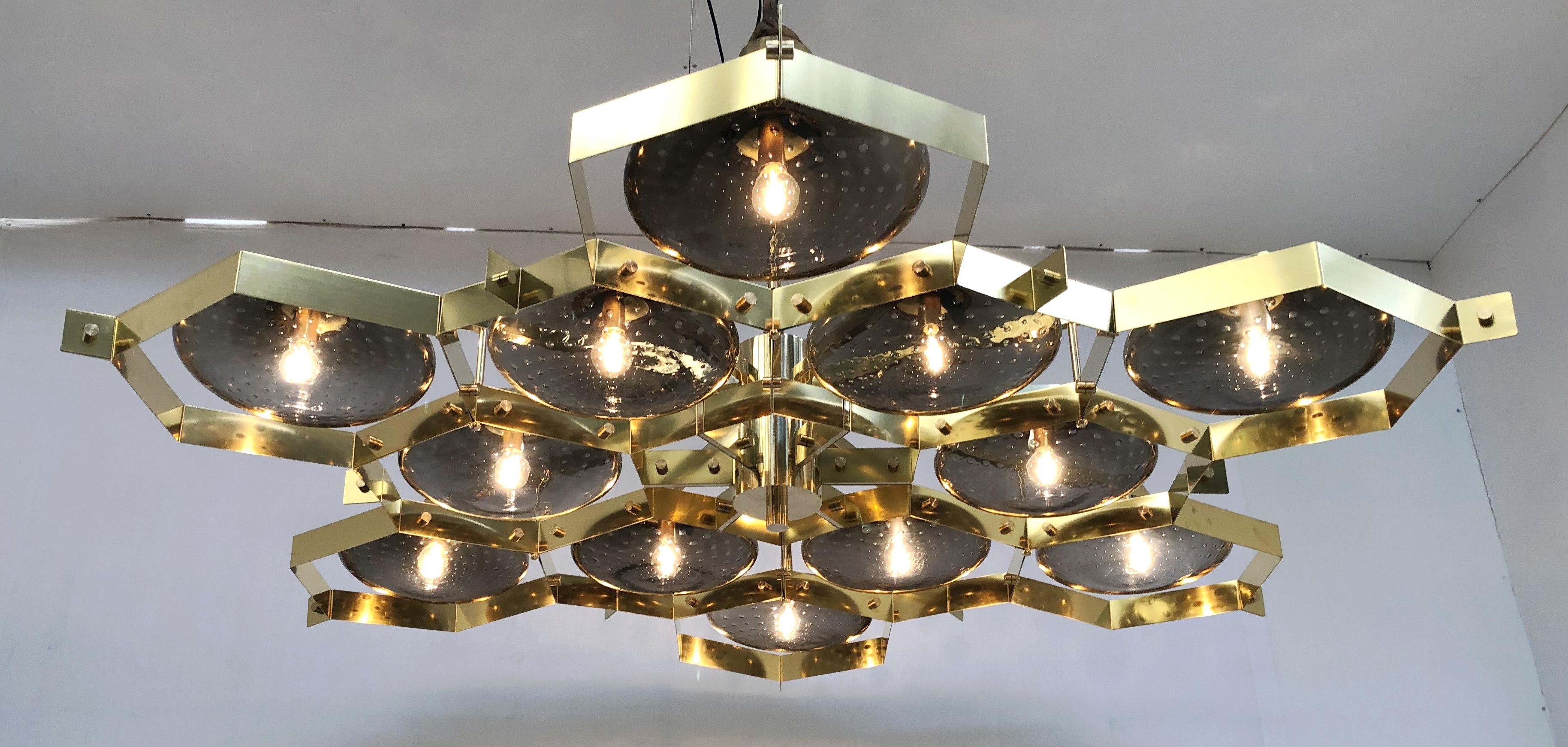 Beehive Chandelier by Fabio Ltd In New Condition For Sale In Los Angeles, CA
