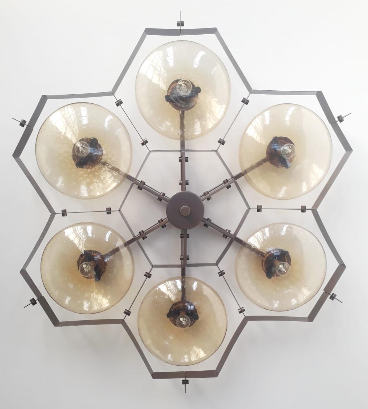 Mid-Century moderno Alveare ad incasso di Fabio Ltd in vendita