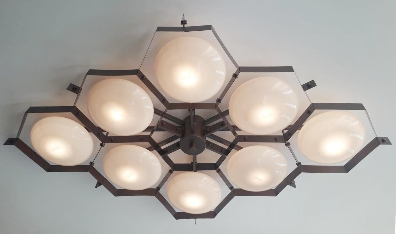 Effet bronze Monture encastrée Beehive de Fabio Ltd en vente