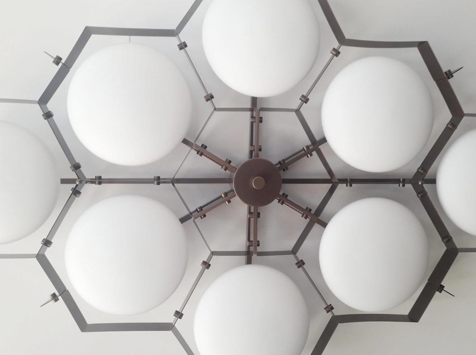 Beehive Flush Mount by Fabio Ltd In New Condition For Sale In Los Angeles, CA