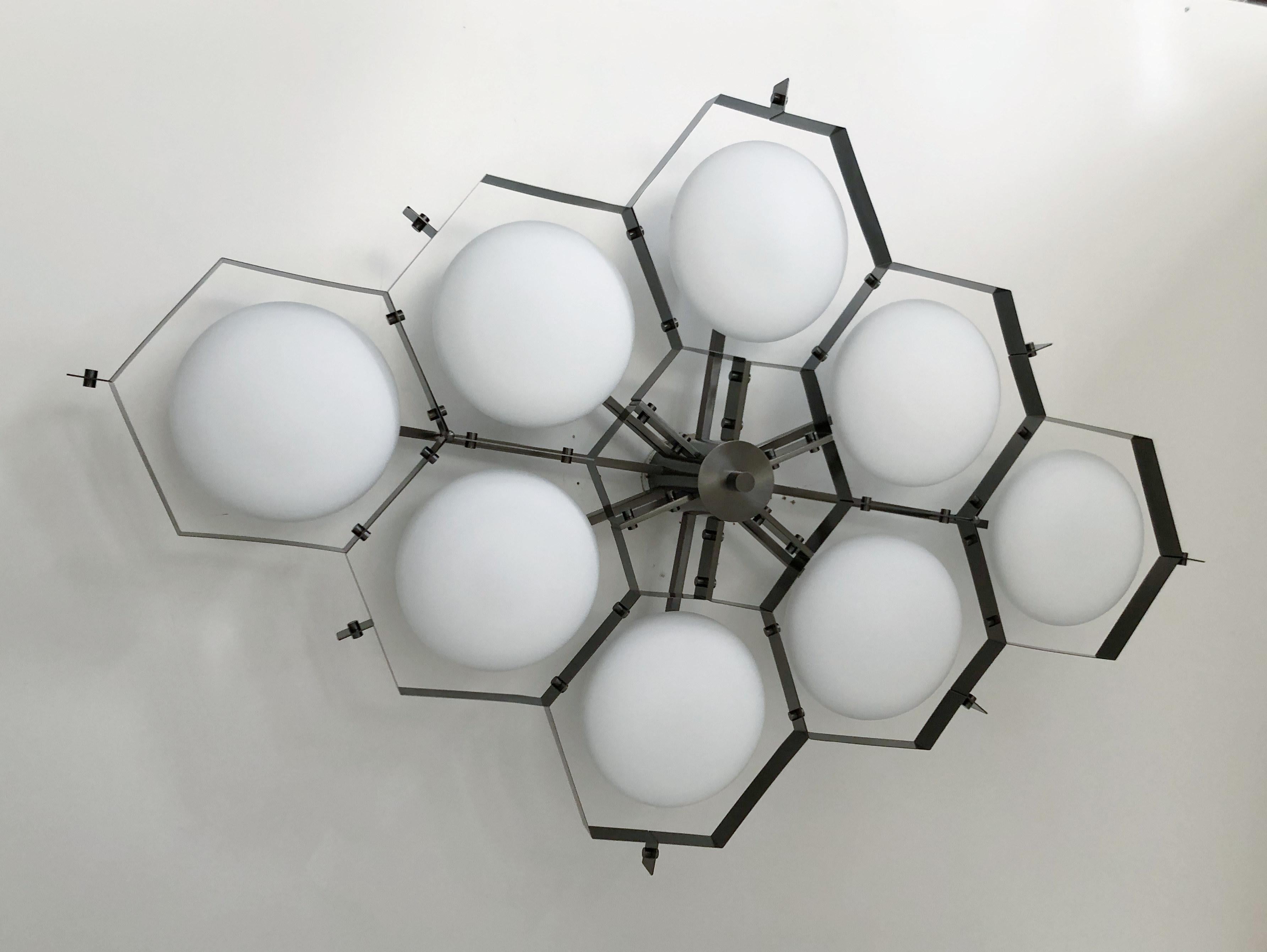 Verre brun Monture encastrée Beehive de Fabio Ltd en vente