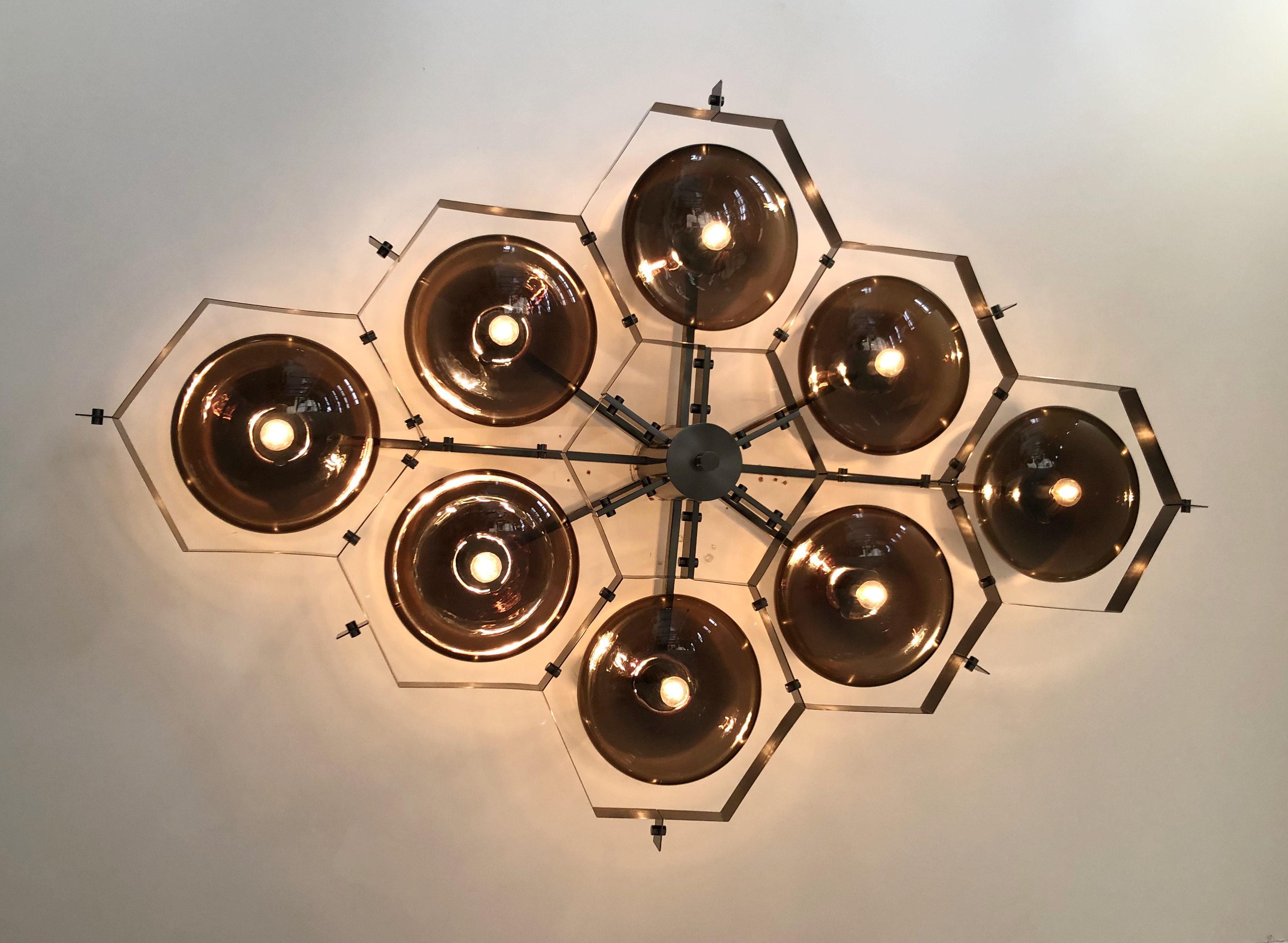 Beehive Flush Mount by Fabio Ltd For Sale 1