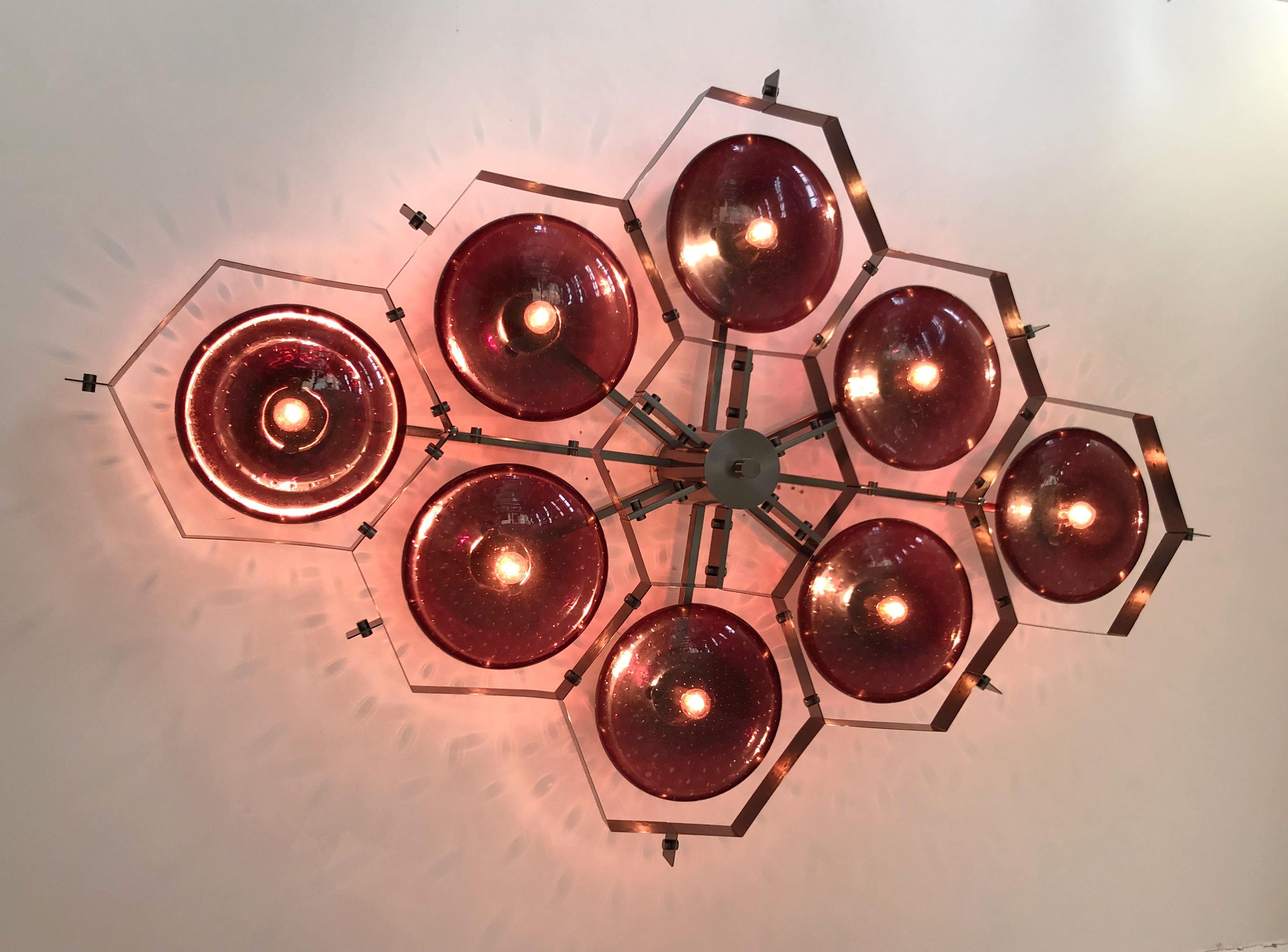 Beehive Flush Mount by Fabio Ltd For Sale 1