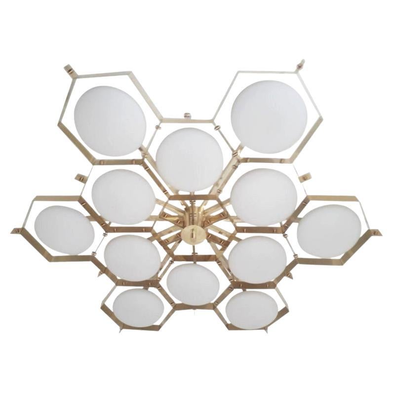 Beehive Flush Mount by Fabio Ltd For Sale