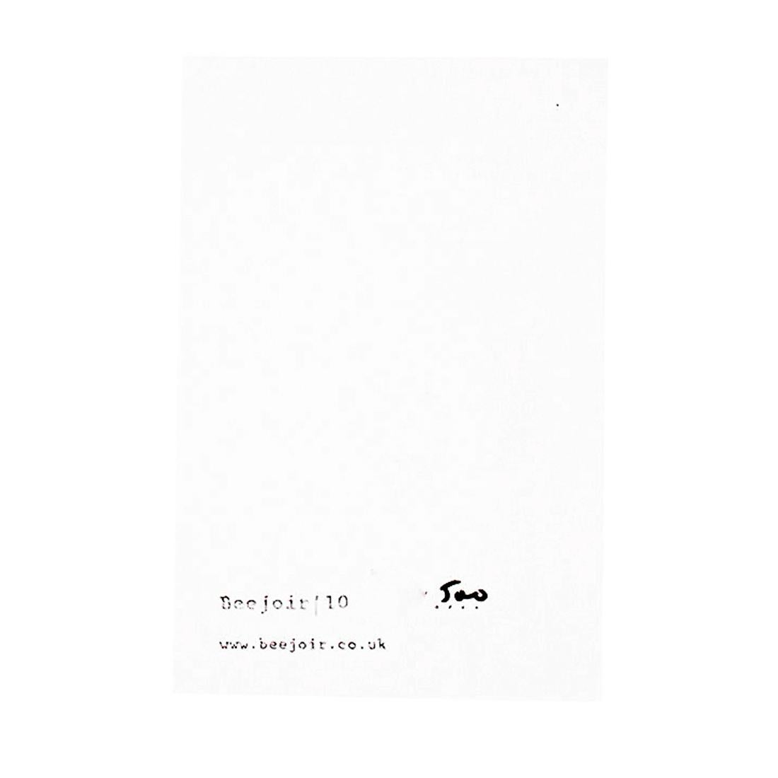 Oil Can (Hand Embellished Unique) - White Print by Beejoir