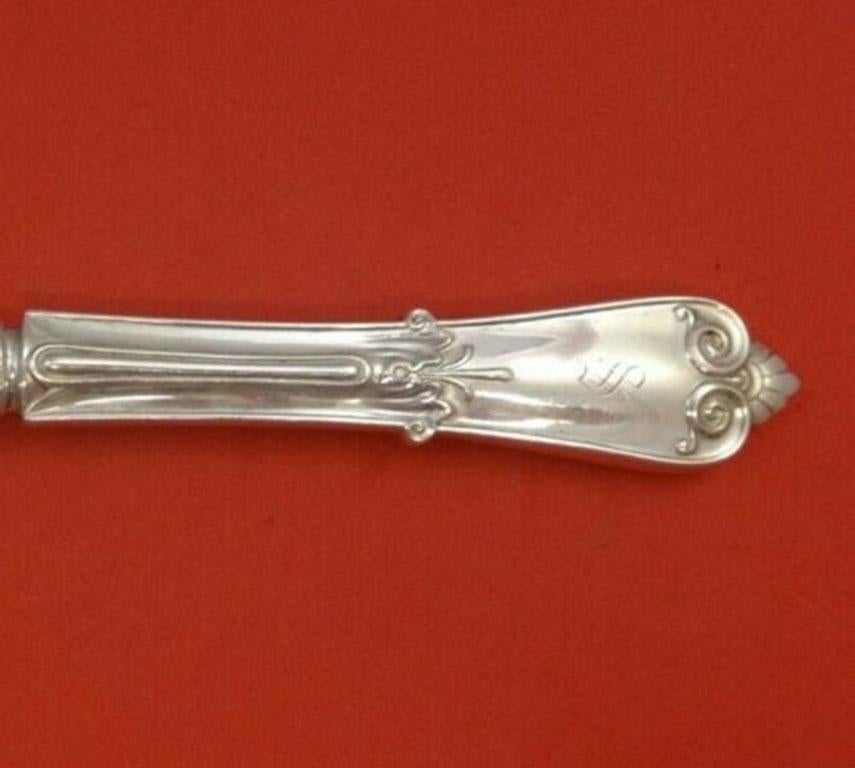 Hohlgriff aus Sterlingsilber mit stumpfer, versilberter Klinge, 10 1/2