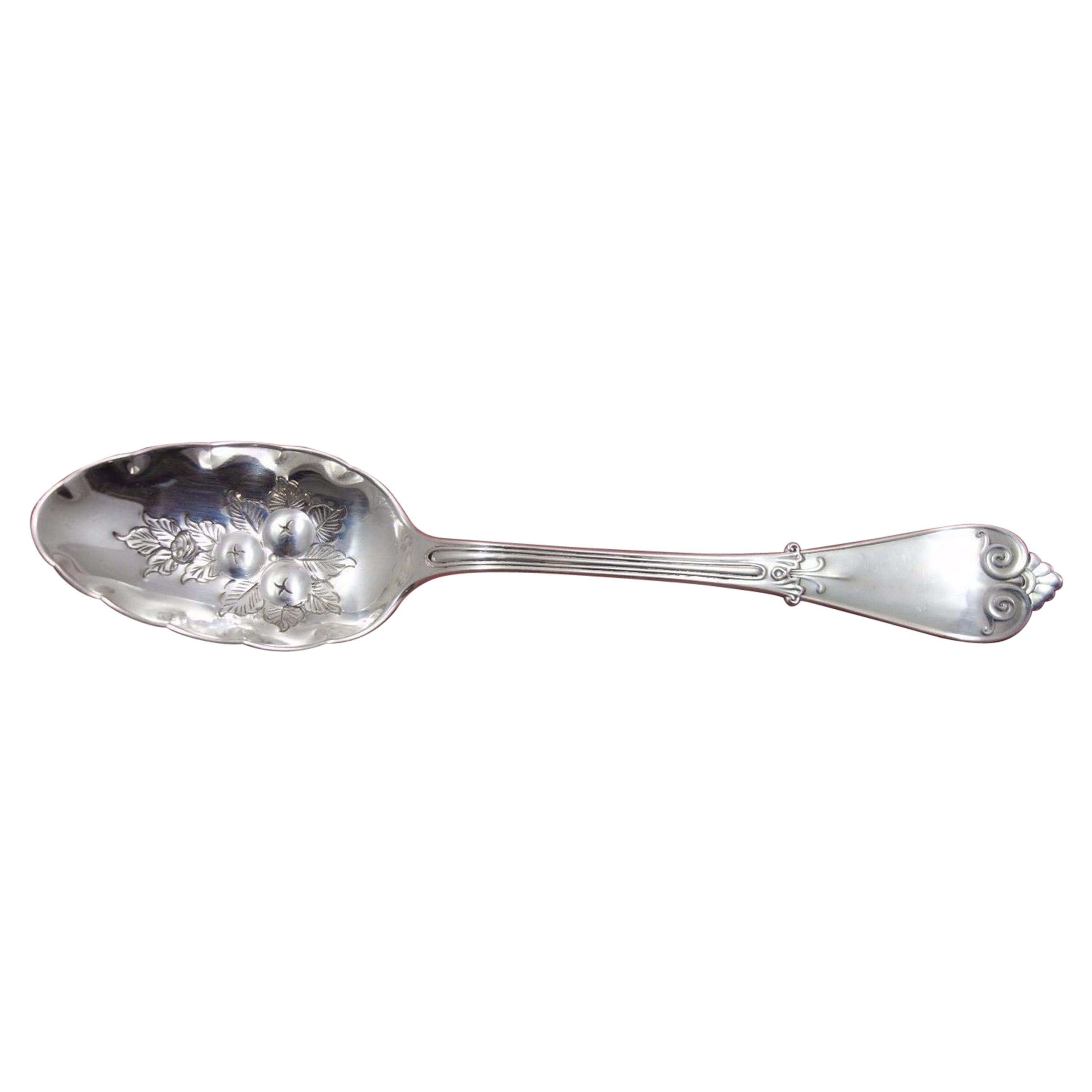 Winthrop by Tiffany and Co. Sterling Silver Berry Spoon Hand Chased