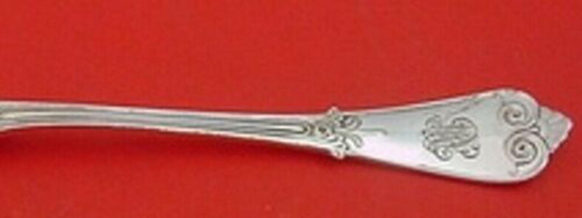 Sterling silver sherbet spoon pinched 5 3/4