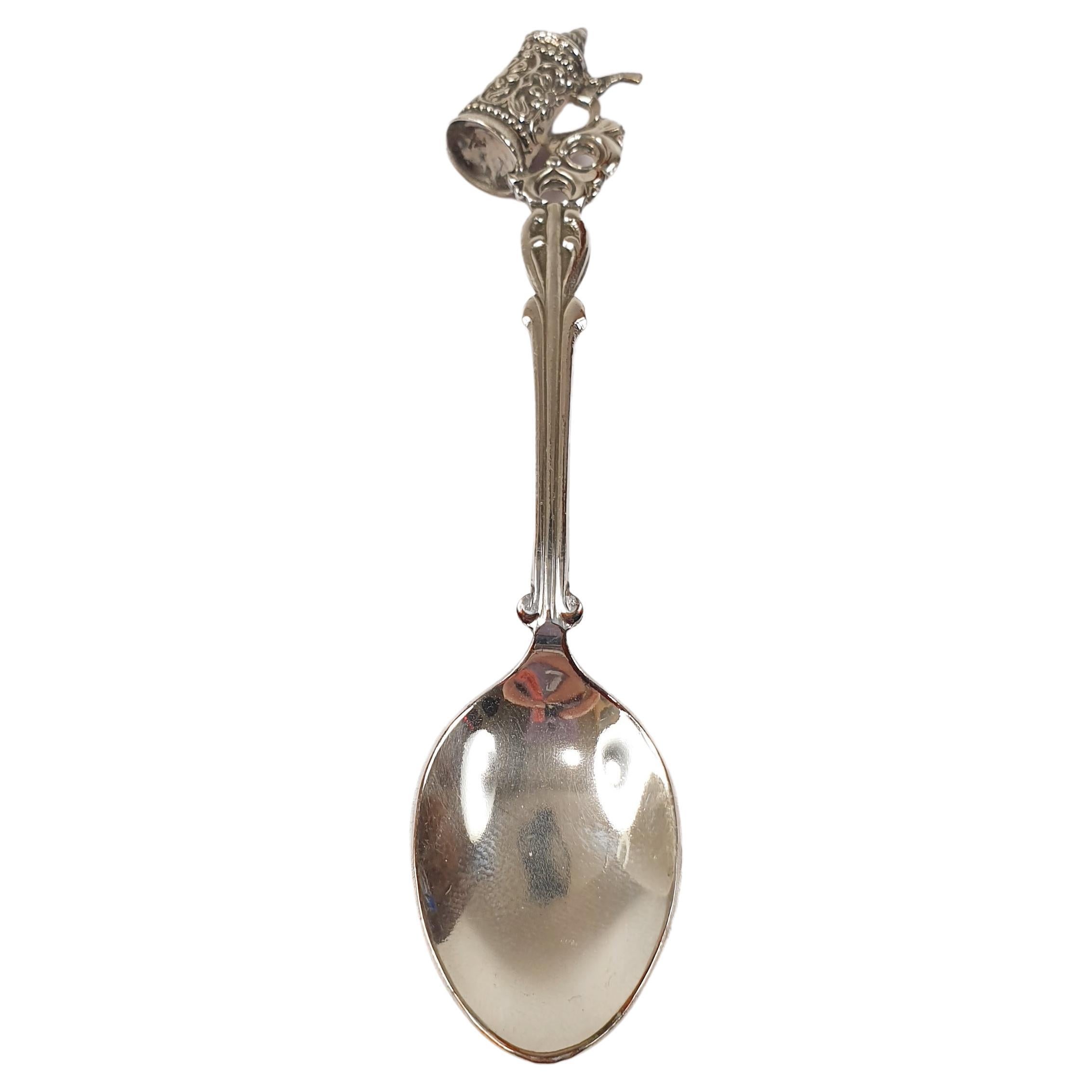 Beer Mug Silver Collectors souvenir teaspoon  For Sale