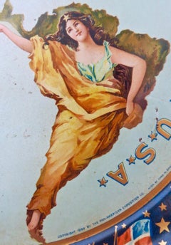 Beer Serving Tray "Pan American Exposition" Buffalo, N.Y. Dated 1901