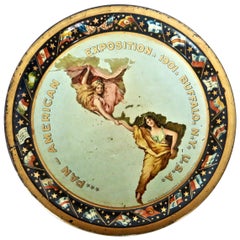 Beer Serving Tray "Pan American Exposition"  Buffalo, N.Y. Dated 1901