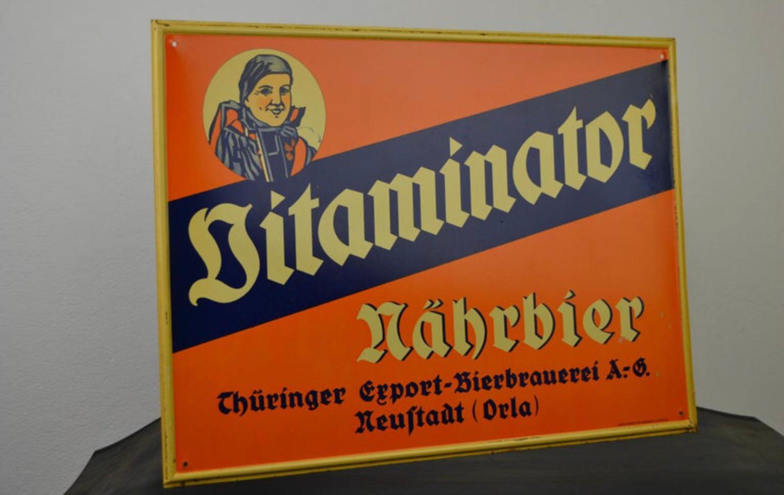 Beer Sign, Germany, 1940s For Sale 8