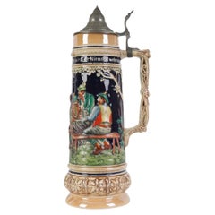 Chope à bière « Reluctant Dancer », Allemagne, par S.p. Gerz, années 1950