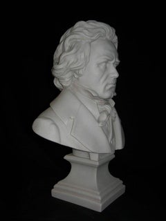 Beethoven Marble Bust, 20th Century