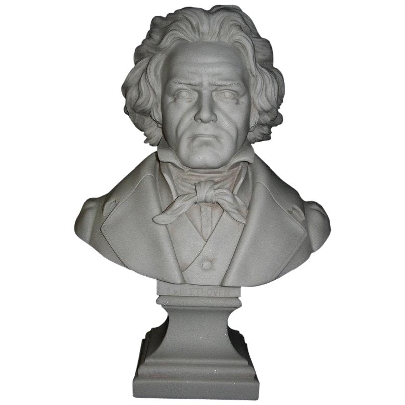 Beethoven Marble Bust, 20th Century For Sale