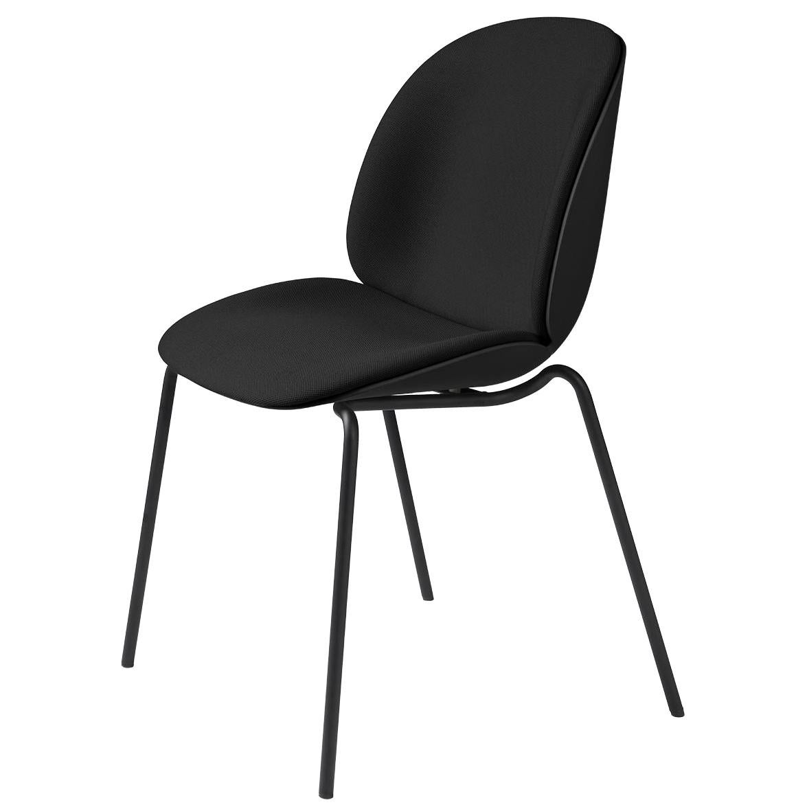 Beetle Dining Chair - Front Upholstered - Stackable Base For Sale