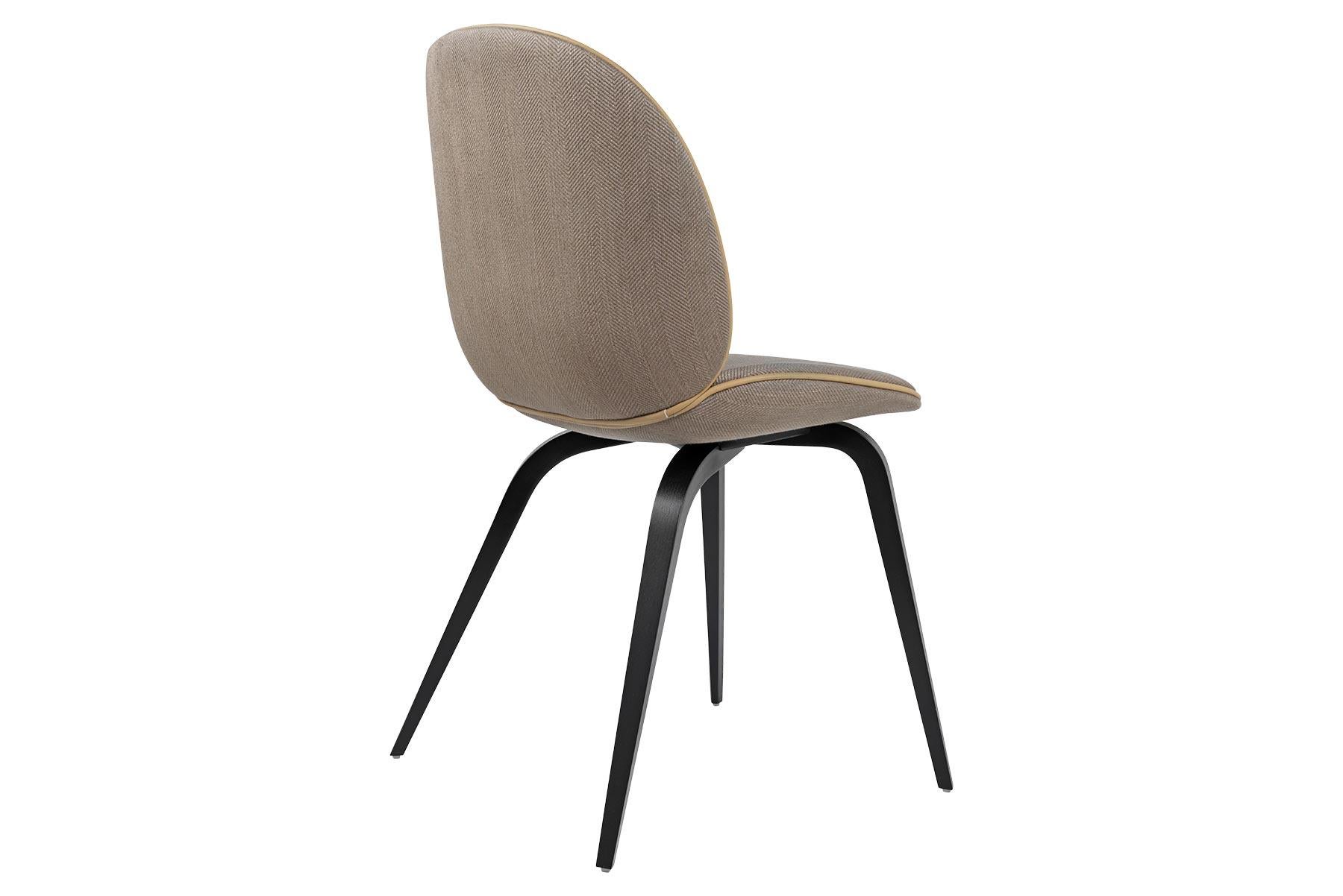 Beetle Dining Chair, Fully Upholstered, American Walnut In New Condition For Sale In Berkeley, CA