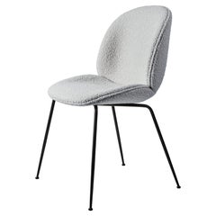 Beetle Dining Chair-Fully Upholstered-Karakorum004/ Black Matt Base-GamFratesi 