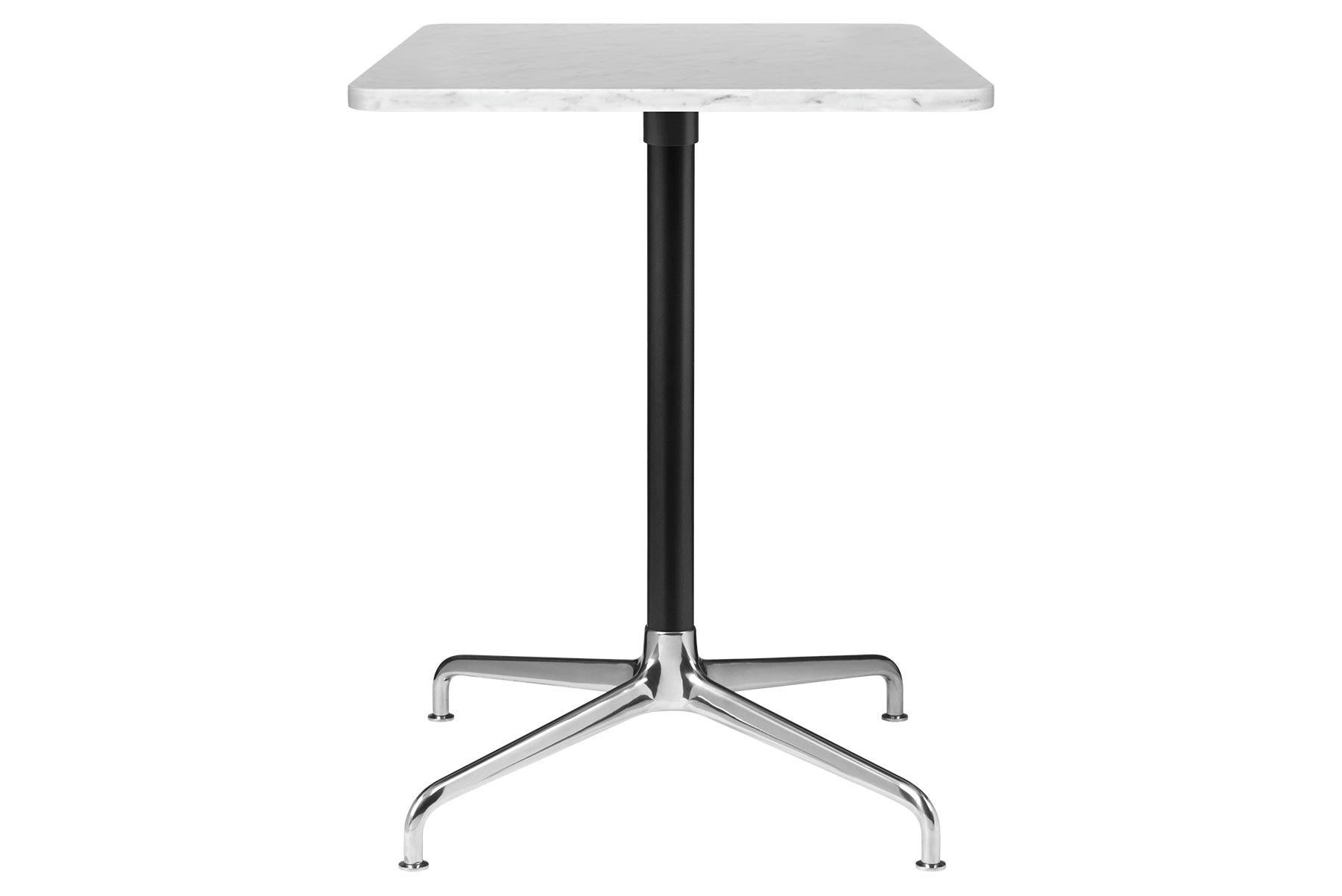 Danish Beetle Dining Chair, Square, 4 Star Base, Large, Marble For Sale