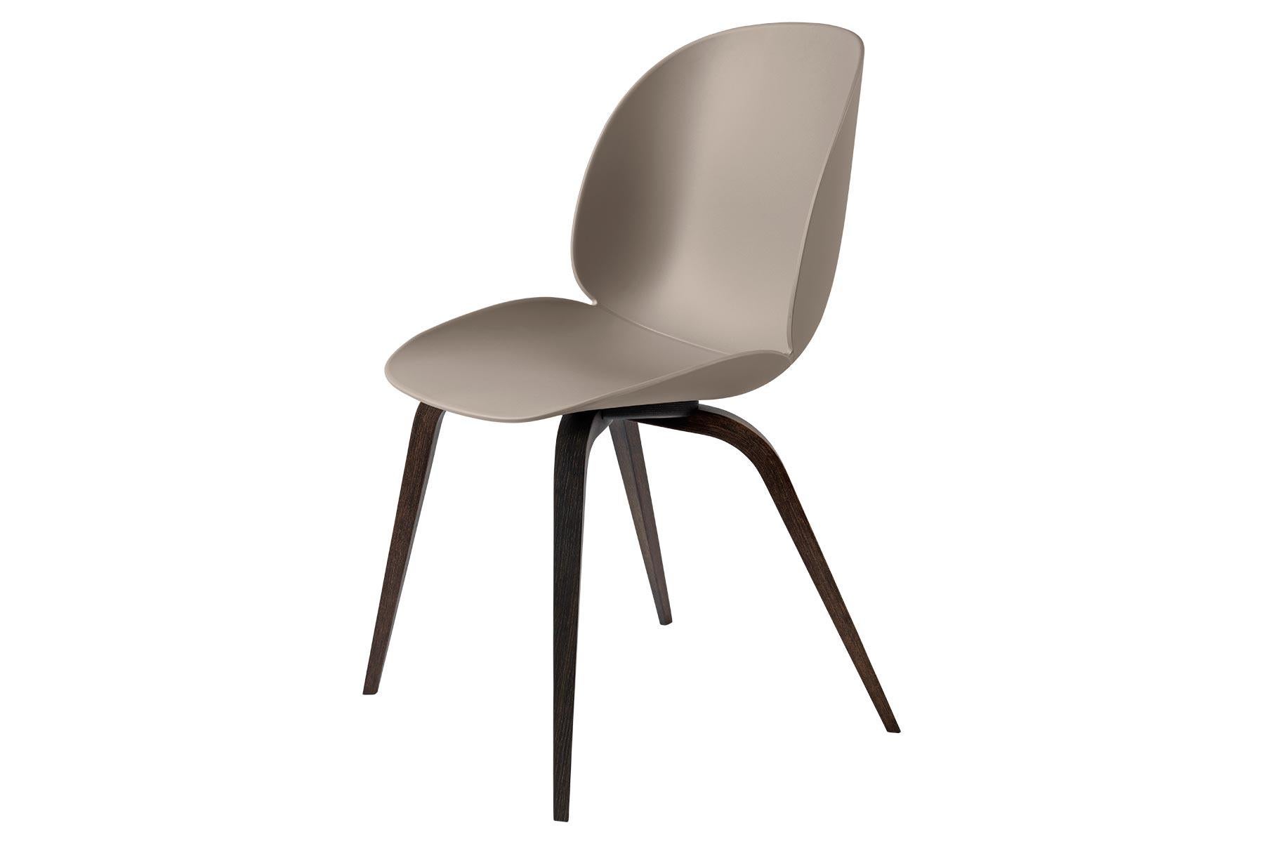 Contemporary Beetle Dining Chair, Un-Upholstered,  American Walnut For Sale