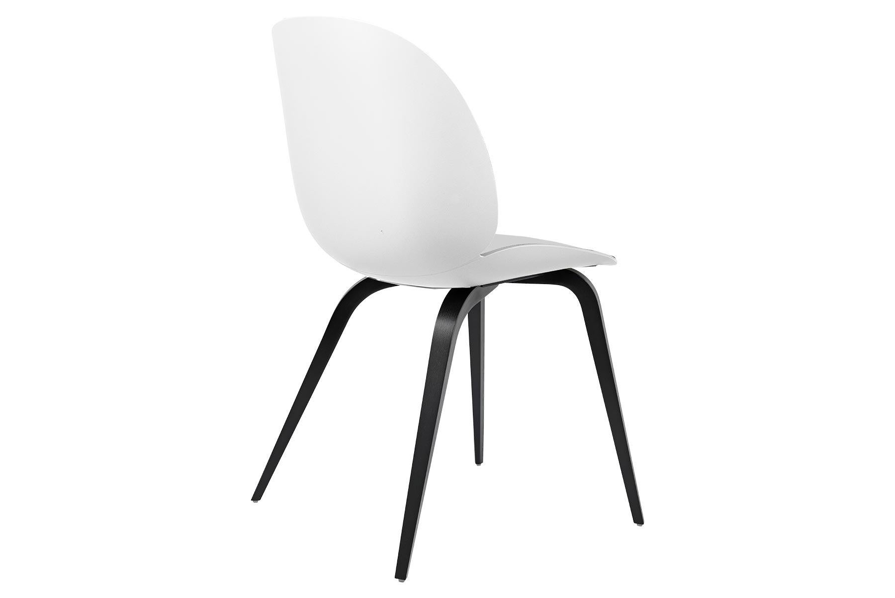 Beetle Dining Chair, Un-Upholstered, Black Stained Beech In New Condition For Sale In Berkeley, CA