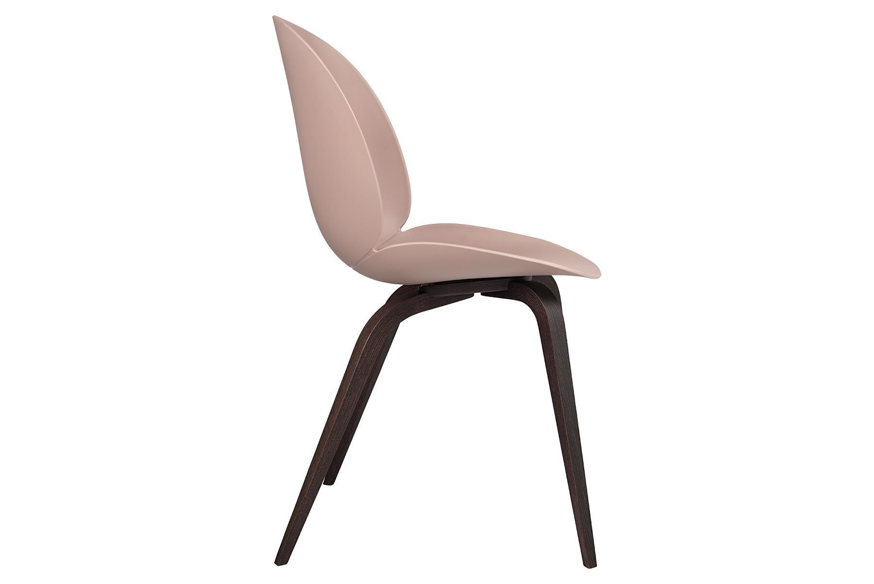 Beetle Dining Chair, Un-Upholstered, Smoked Oak For Sale 3