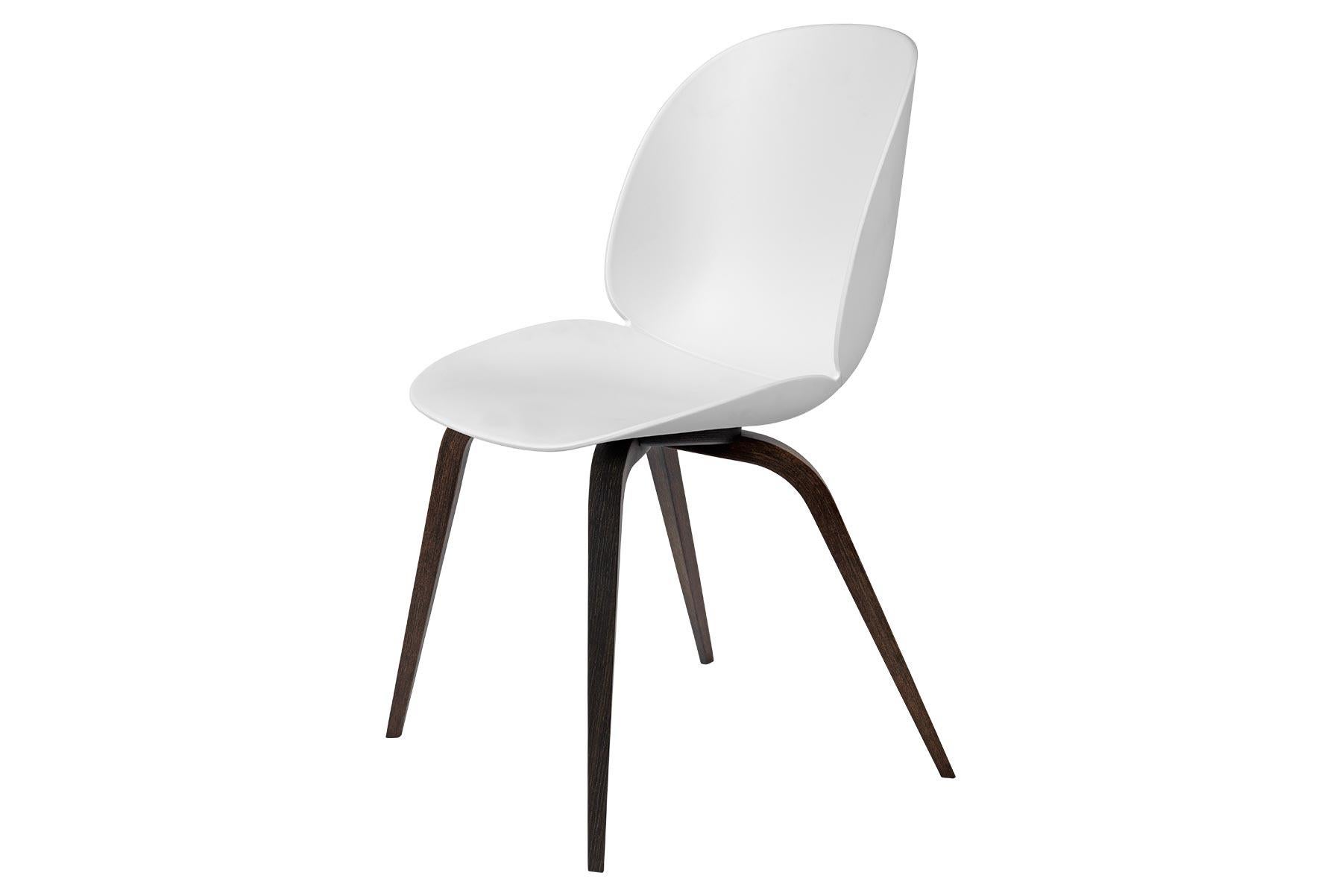 Danish Beetle Dining Chair, Un-Upholstered, Smoked Oak For Sale