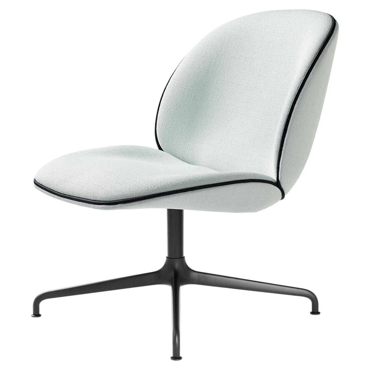 Beetle Lounge Chair, Fully Upholstered, 4- Star Base, Black Matt For Sale