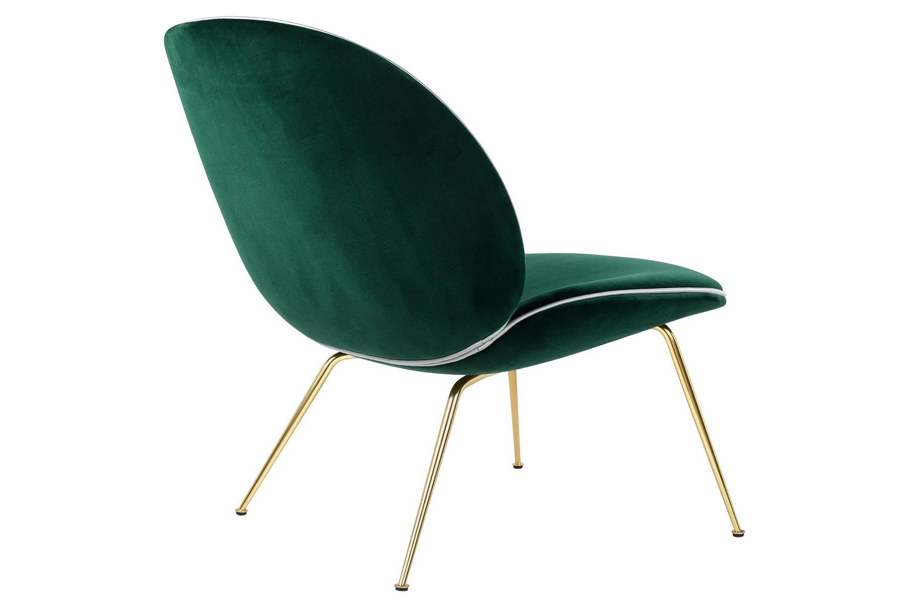 The Beetle lounge chair is with its comfortable design and generously proportioned silhouette, the perfect lounge chair for relaxation at any contemporary home. The Beetle lounge chair carries strong references to GamFratesi’s inspirational source;