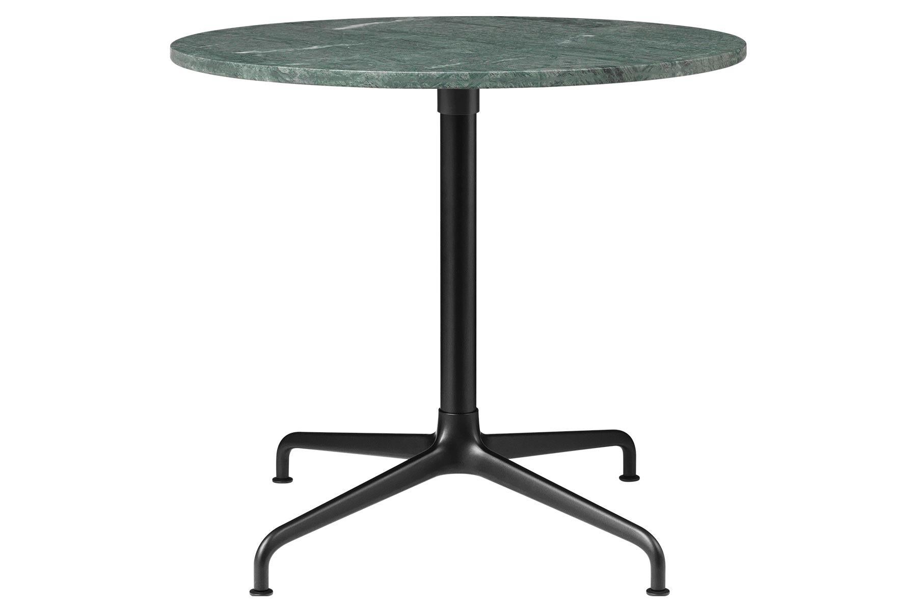 Scandinavian Modern Beetle Lounge Table, Round, 4 Star Base, Large, Marble For Sale
