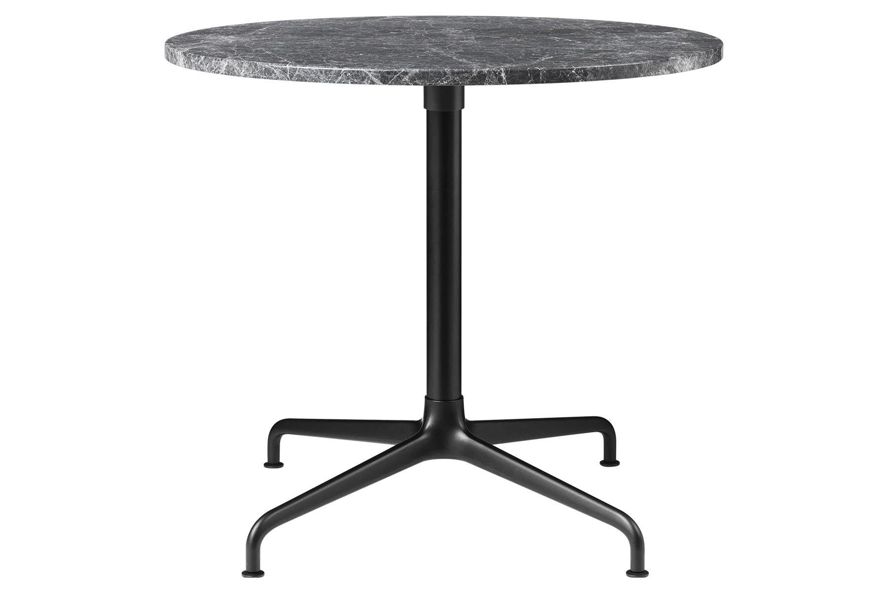 Danish Beetle Lounge Table, Round, 4 Star Base, Large, Marble For Sale