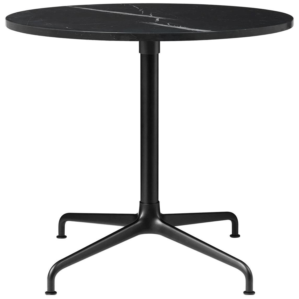 Beetle Lounge Table, Round, 4 Star Base, Large, Marble For Sale