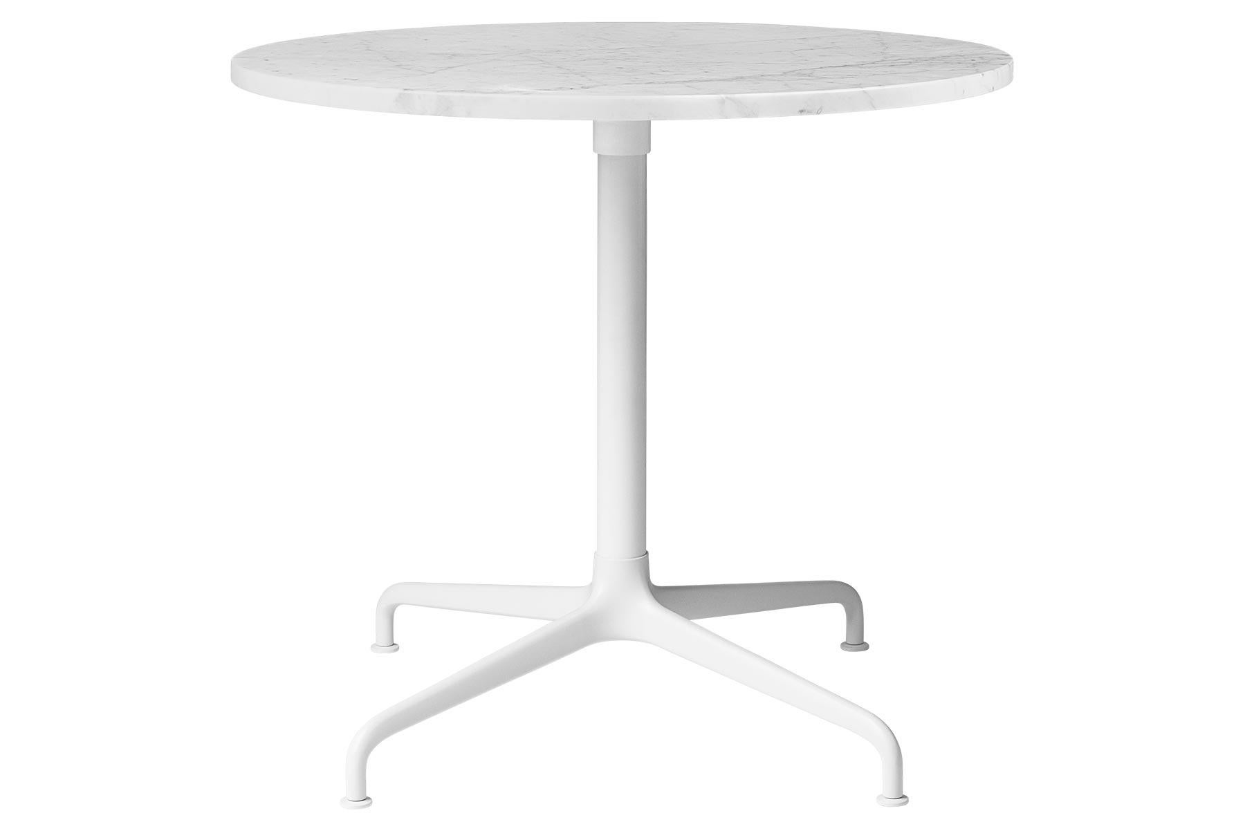 Danish Beetle Lounge Table, Round, 4 Star Base, Medium, Laminate For Sale