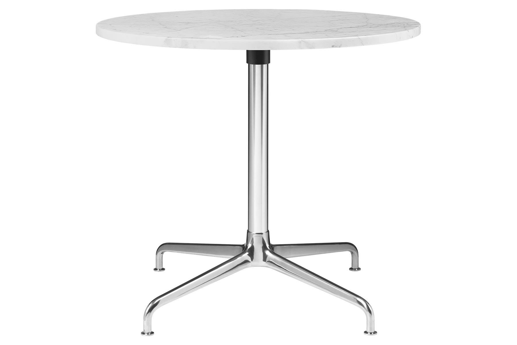 Polished Beetle Lounge Table, Round, 4 Star Base, Medium, Laminate For Sale