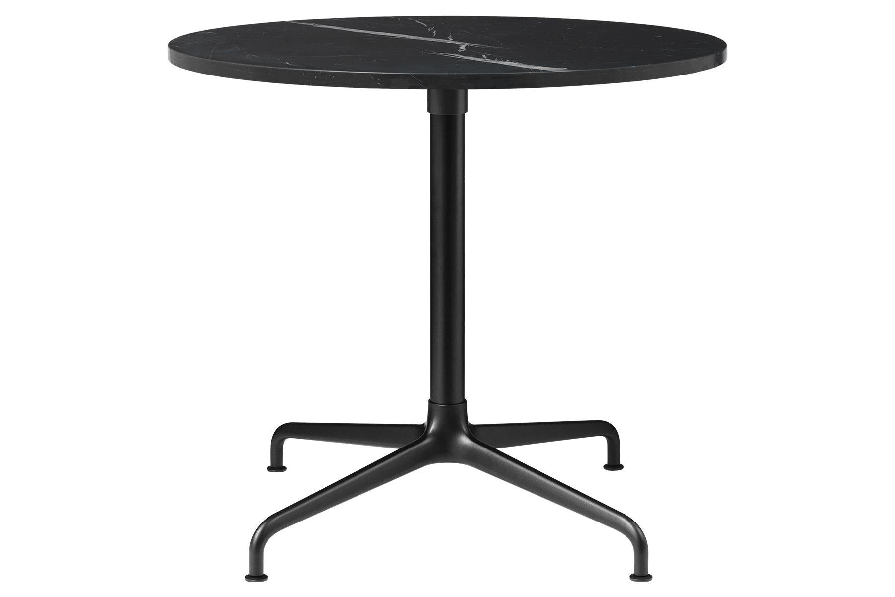 Polished Beetle Lounge Table, Round, 4 Star Base, Medium, Marble For Sale