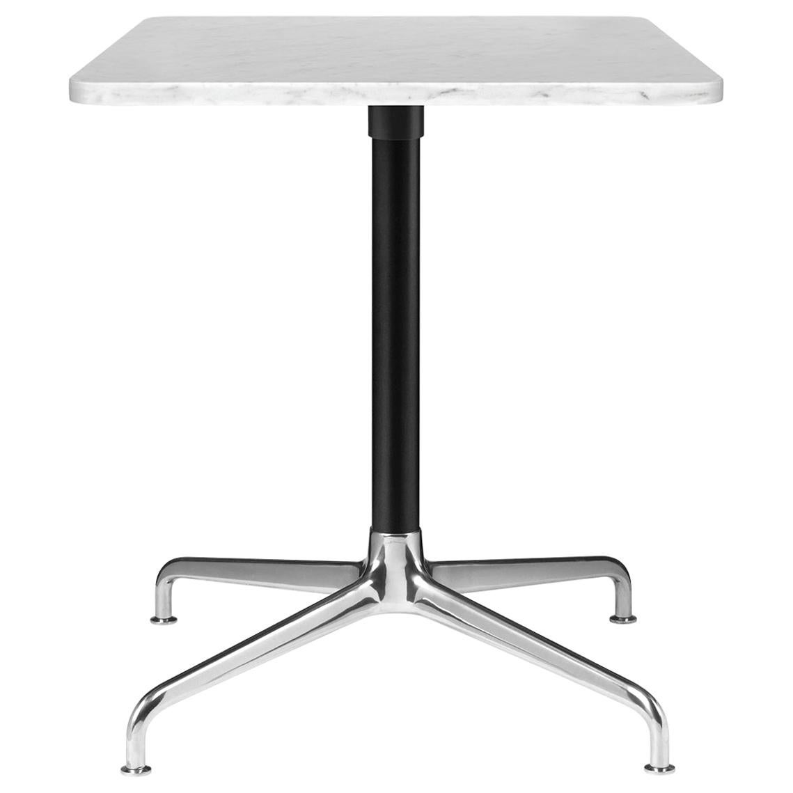 Tavolo da salotto Beetle, quadrato, base a 4 stelle, grande, laminato in vendita