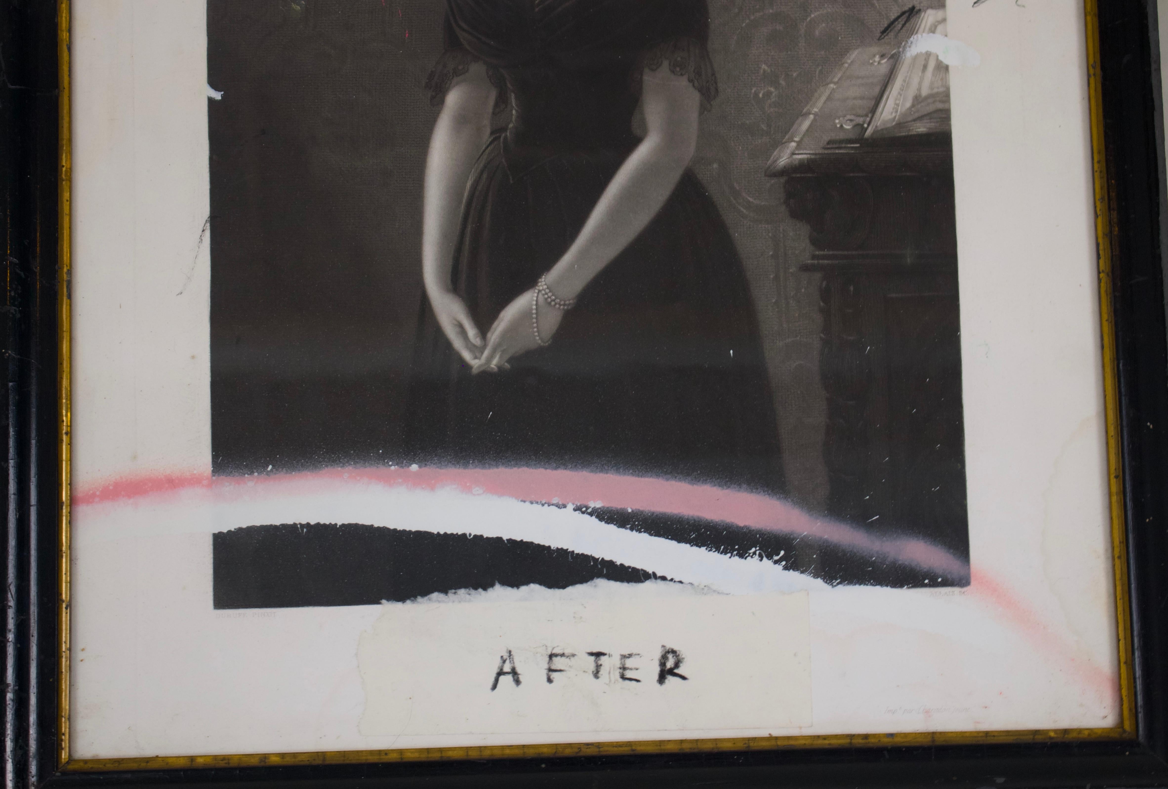 Paper “Before/after prayer” set of paintings For Sale