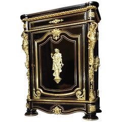 Befort and Boulle Appolo God Cabinet, Napoleon III, France, 1870
