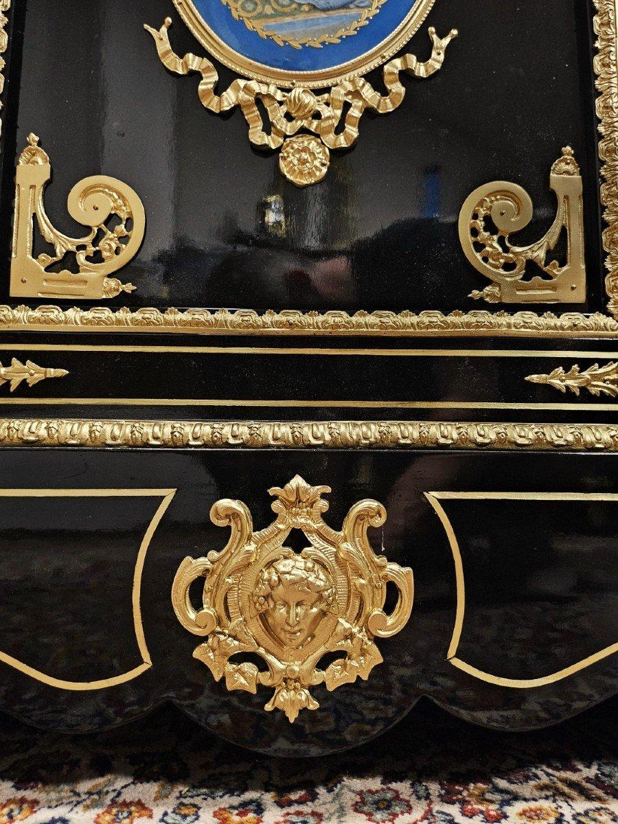 Befort Jeune Französisch Schwarzes Kabinett Napoleon III Sèvres Porzellan Vergoldete Bronze 19. (Mittleres 19. Jahrhundert)