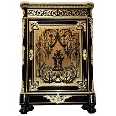 Befort Jeune Boulle Napoleon III Cabinet, France, 19th Century