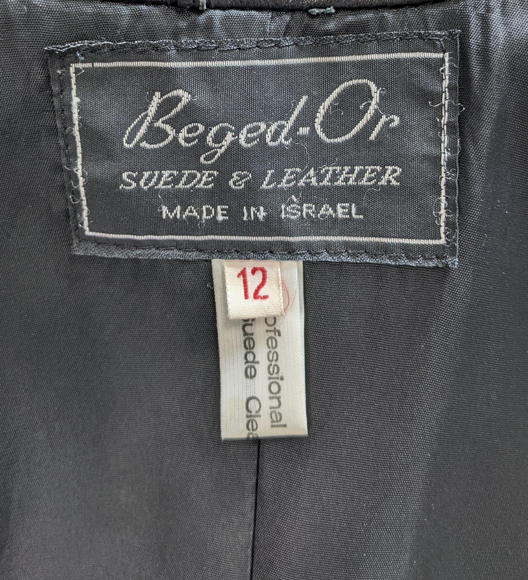 Beged-Or Leather Moto Coat 8