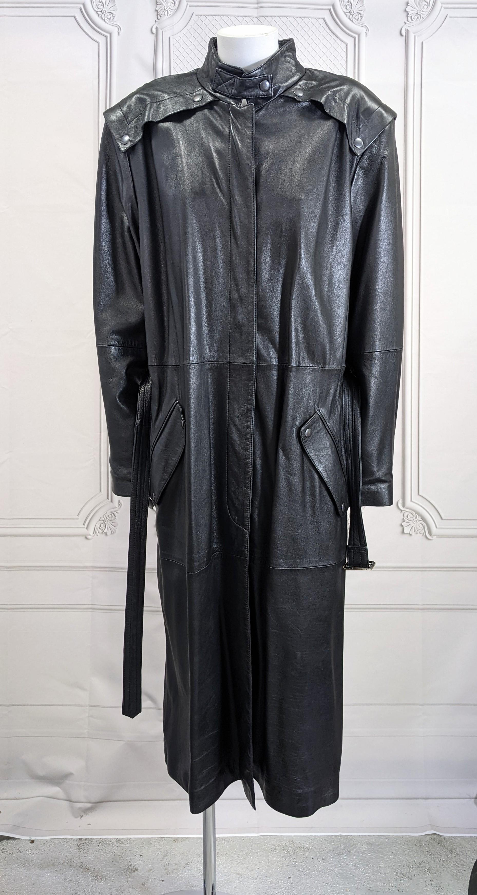 Beged-Or Leather Moto Coat 3
