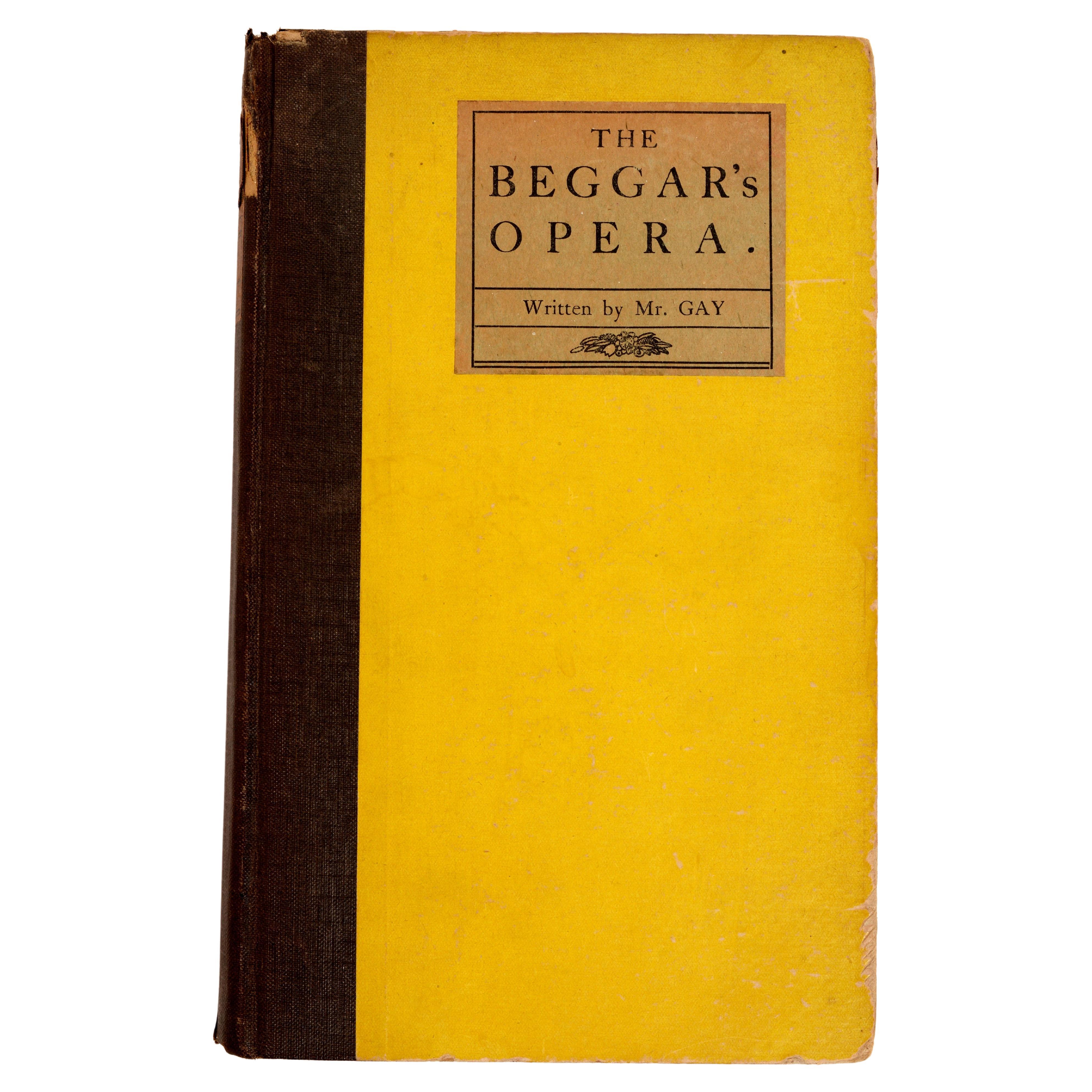Beggar's Opera by Mr. Gay, Nelson Doubleday's Personal Copy with His Bookplate For Sale