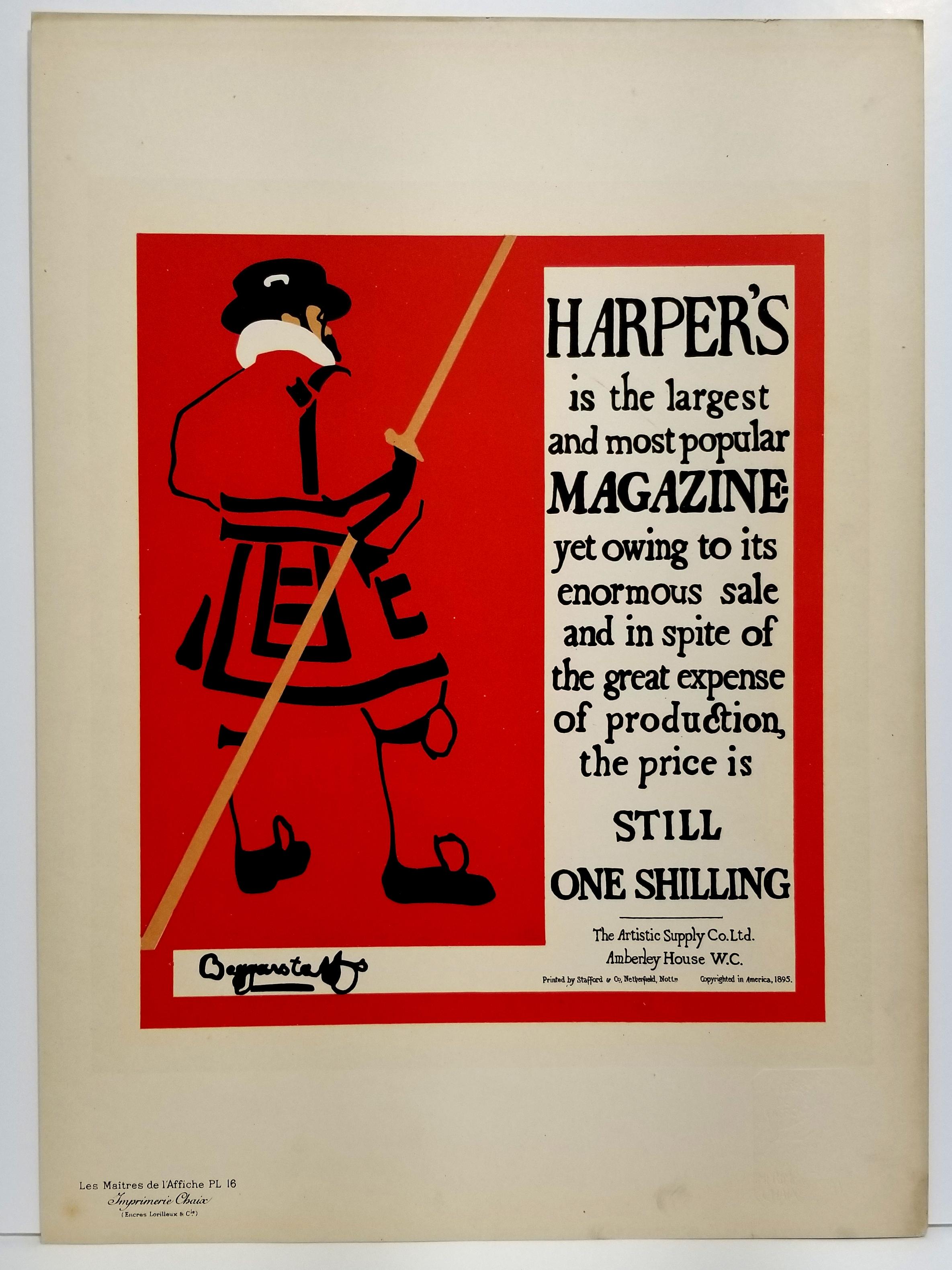 Harper's Magazine - Print by Beggarstaff Brothers