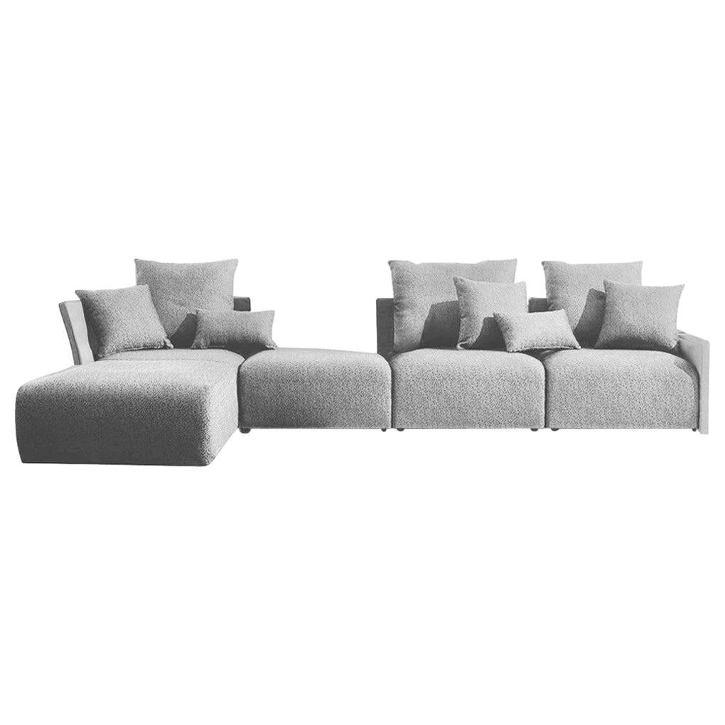 Begin Grey Outdoor Sofa, Designed by Angeletti Ruzza For Sale